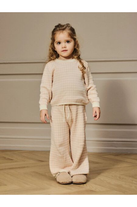 LilLAtelier - Wide Leg Strickhose - Cameo Rose