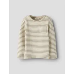 Lil`Atelier - Kleinkind gestreiftes Longsleeve - Pigeon/...