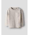 Lil`Atelier - Kleinkind gestreiftes Longsleeve - Sepia Tint/ Turtledove