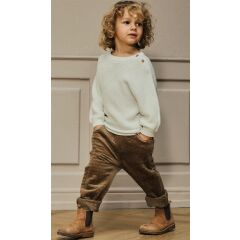 LilLAtelier - Cordhose mit weitem Bein - Sepia Tint