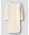 LIL-`Atelier - Süßer Body mit Herzen-Print- Turtledove