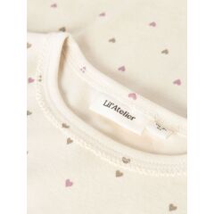 LilAtelier - Kleinkind Longsleeve Herzen - Turtledove