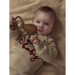 LilLAtelier - Baby  Strickpullie - Santas Baby