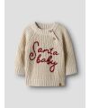 LilLAtelier - Baby  Strickpullie - Santas Baby