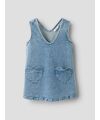 Lill´Atelier - Kleinkind Jeans-Trägerkleidchen - Medium Blue Denim