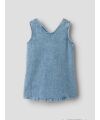 Lill´Atelier - Kleinkind Jeans-Trägerkleidchen - Medium Blue Denim