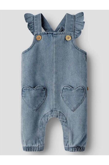 LIL´Atelier - süßer Baby Denim Latzhose - Light Blue Denim