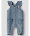 LIL´Atelier - süßer Baby Denim Latzhose - Light Blue Denim