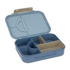 Lässig- Kinder Bento-Lunchbox Pattern Party  blue/green