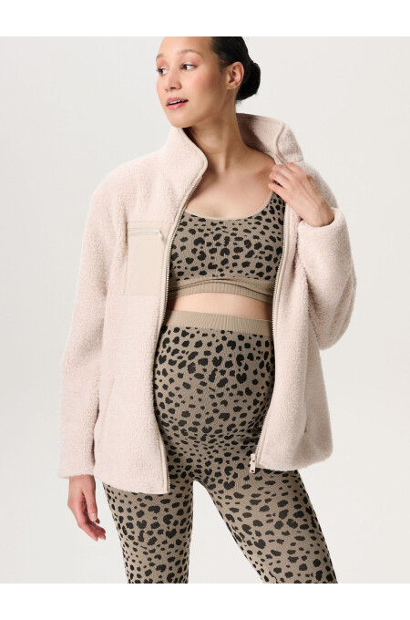 Noppies Maternity - Teddyjacke Faske - light sand
