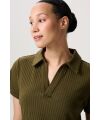 Noppies - Aalborg Nursing Top sh.sleeve - Dark Olive
