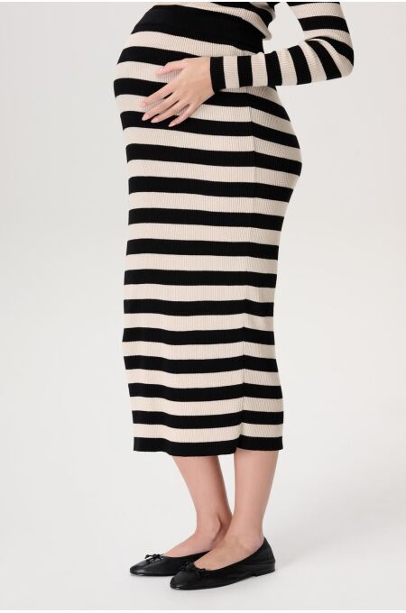 Noppies Maternity - Rock - Fauske - black Stripe