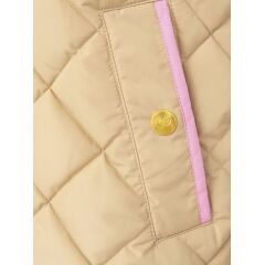 Zwillingsherz - Steppweste kurz - beige