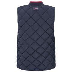 Zwillingsherz - Steppweste kurz "Classic Diamond"- marine
