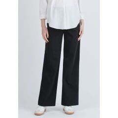 Attesa - Stoffhose - black