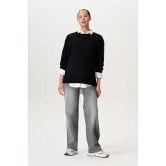 Noppies Maternity - Stillpulli - langarm - schwarz