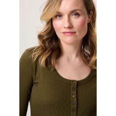 Noppies - Nursing Top l. sleeve - Dark Olive