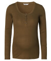 Noppies - Odense Nursing Top l. sleeve - Dark Olive