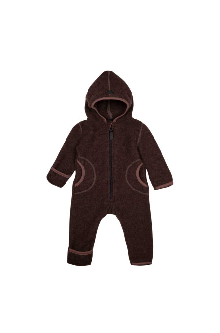 Pure Pure - Baby-Overall Fleece - dark-brown