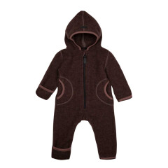 Pure Pure - Baby-Overall Fleece - dark-brown