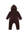 Pure Pure - Mini-Overall Fleece - dark-brown