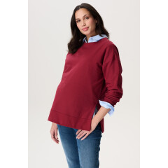 Noppies - Alta Nursing Sweater l. sleeve - tibetan red
