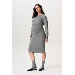 Noppies - Umstandsrock Otta - over the Belly - light grey melange