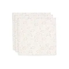 Jollein - Spucktuch Hydrophil 70x70cm Elephant Tales (3pack)