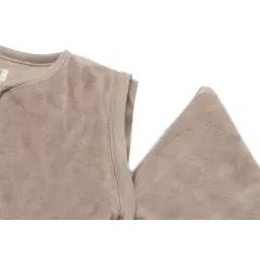 Jollein - Schlafsack mit abnehmbaren Ärmeln Rund 60cm Velvet Milky Coffee