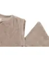 Jollein - Schlafsack mit abnehmbaren Ärmeln Rund 60cm Velvet Milky Coffee