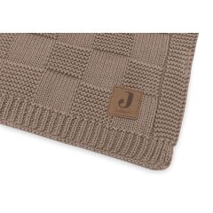 Jollein - Decke Wiege 75x100cm Box Knit Milky Coffee GOTS