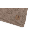 Jollein - Decke Wiege 75x100cm Box Knit Milky Coffee GOTS
