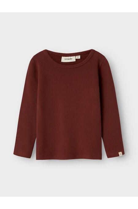 LilAtelier - kuscheliges Shirt lg. - hot chocolate