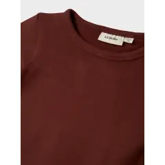 LilAtelier - kuscheliges Shirt lg. - hot chocolate