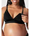 Cake Maternity - Freckles Recycled Supportive Nursing Bra - schwarz
