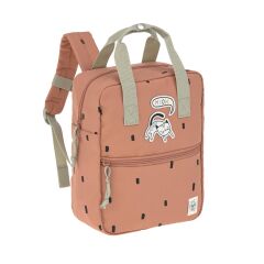 Lässig - Kindergartenrucksack Square - Happy Prints, Karamell