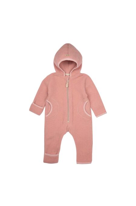Pure Pure - Baby-Overall Fleece - dusty-rose