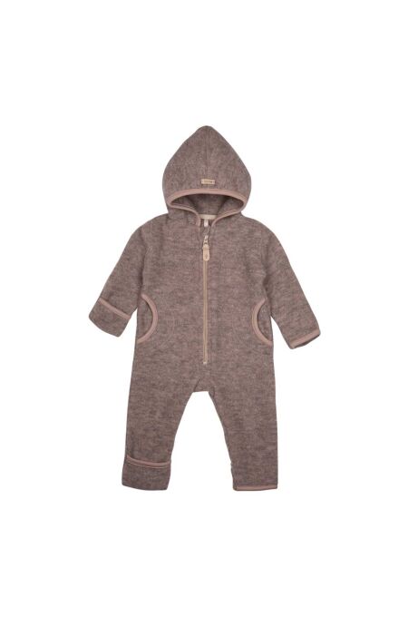 Pure Pure - Baby-Overall Fleece - steingrau
