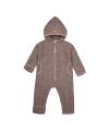 Pure Pure - Baby-Overall Fleece - steingrau