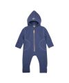 Pure Pure - Baby-Overall Fleece - smoke-blue