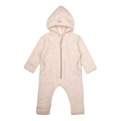 Pure Pure - Baby-Overall Fleece - woll-weiss