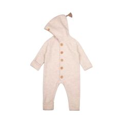 Pure Pure - Baby-Overall Fleece - woll-weiss