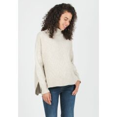 Attesa - Stillpullover Allison -  one size - chalk