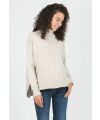 Attesa - Stillpullover Allison -  one size - chalk