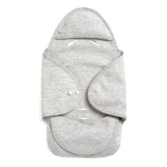 Halfen - kuschelige Decke für Babyschale - grau -...