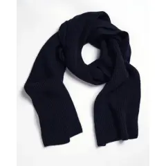 Halfen - kuscheliger Cashmere Strickschal - marine