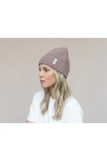 Halfen - Strickmütze Cashmere - One Size - altrosa