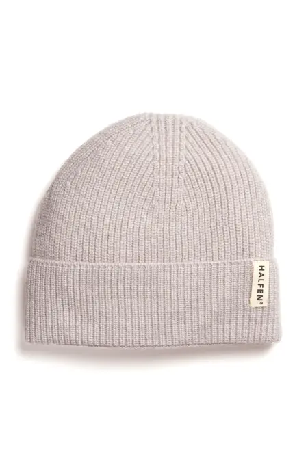 Halfen - Strickmütze Cashmere - beige