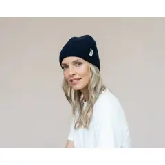 Halfen - Strickmütze Cashmere - marine