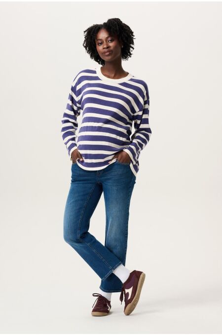 Noppies Maternity - Straight Ankle Umstandsjeans Hawa - med.blue